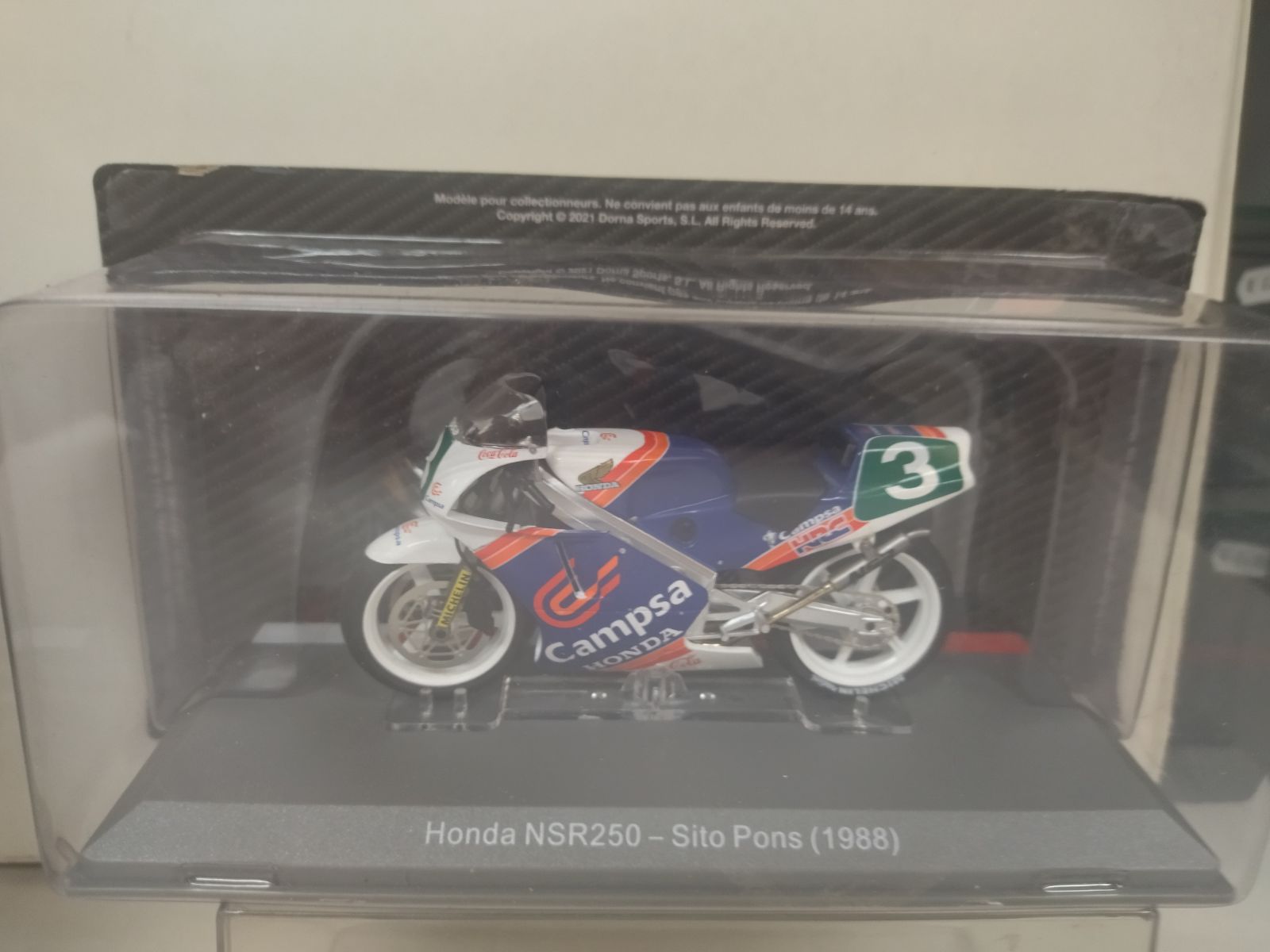 HONDA NSR 250 1988 SITO PONS MOTO GP 1:18 ALTAYA IXO - BCN