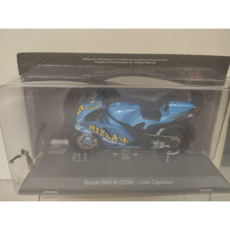 SUZUKI GSV-R 2009 LORIS CAPIROSSI MOTO GP 1:18 ALTAYA IXO