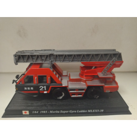 MORITA MLEX5-30 S.GYRO 1985 FIRE/BOMBEROS/POMPIERS 1:64 DelPRADO CAJA NO ORIGINAL