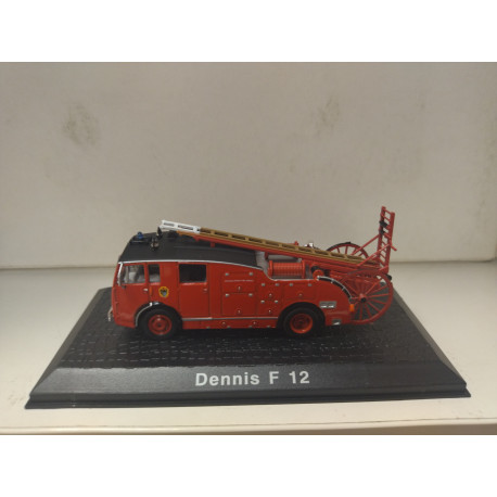 DENNIS F 12 FIRE/POMPIERS/BOMBEROS 1:72 ATLAS IXO HARD BOX