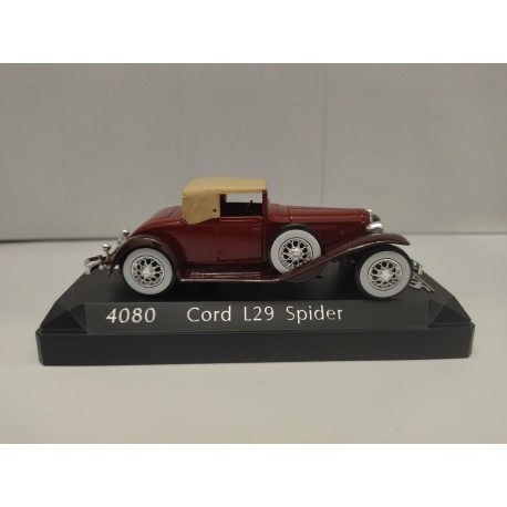 CORD L29 1929 SPIDER RED & BROWN 1:43 SOLIDO 4080