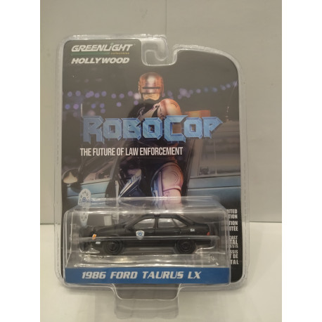 FORD TAURUS 1966 LX POLICE ROBOCOP HOLLYWOOD 1:64 GREENLIGHT