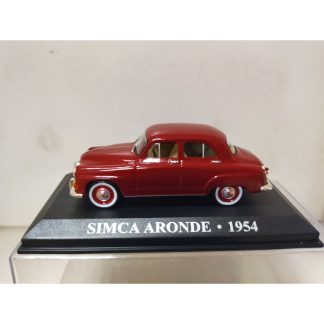 SIMCA ARONDE 1954 DARK RED 1:43 ALTAYA IXO