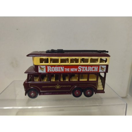 KARRIER E6 1928 TROLLEY BUS BOROUGH OF DONCASTER apx 1:76 LLEDO DAYS GONE