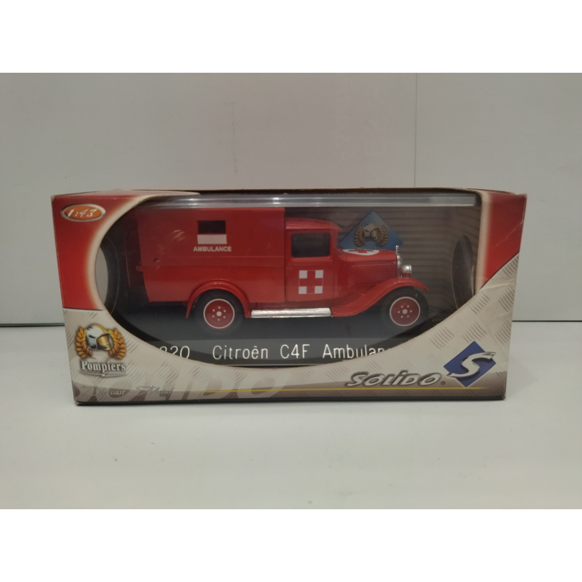 SOLIDO 7151-4 Scale 1/43 | CITROEN C4F PICK-UP FIRE ENGINE - SERVICE D' INCENDIE ET DE SECOURS