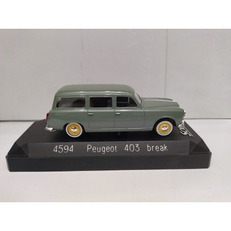 PEUGEOT 403 1954 BREAK GREEN 1:43 SOLIDO 4594