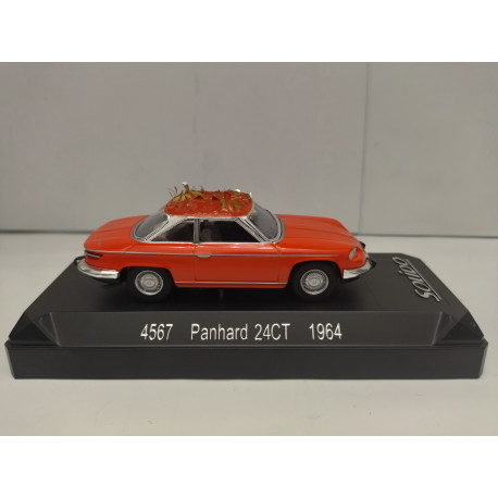 PANHARD 24 CT 1964 ROUGE 1:43 SOLIDO 4567 DEFECT/PINTURA TECHO/NO BOX/V FOTOS
