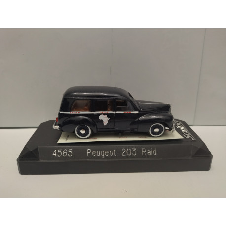 PEUGEOT 203 BREAK/FAMILIALE RAID LE CAP-PARIS 2000 1:43 SOLIDO  1:43 SOLIDO 4565