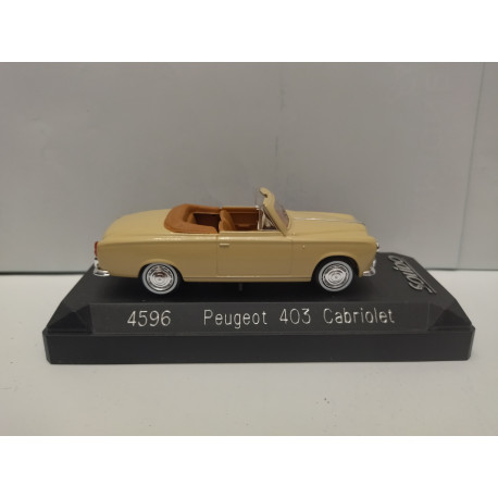 PEUGEOT 403 1964 CABRIOLET BEIGE 1:43 SOLIDO  1:43 SOLIDO 4596