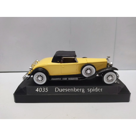 DUESENBERG SPIDER 1931 YELLOW & BLACK 1:43 SOLIDO 4035