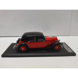 CITROEN TRACTION 11B TAXI 1938 RED & BLACK 1:43 SOLIDO 4153