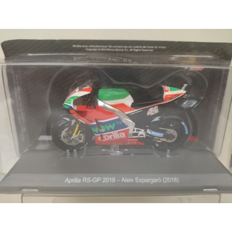 APRILIA RS-GP 2018 ALEIX ESPARGARO 2018 MOTO GP 1:18 ALTAYA IXO