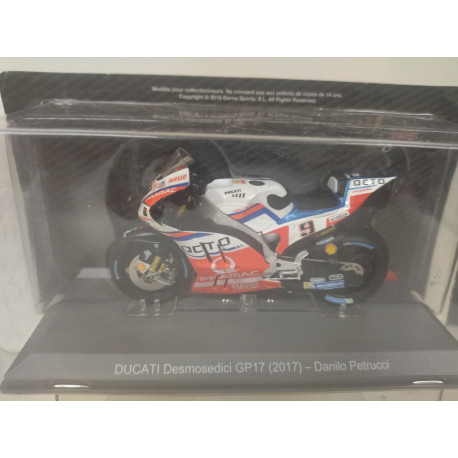 DUCATI DESMOSEDICI GP17 2017 DANILO PETRUCCI MOTO GP 1:18 ALTAYA IXO