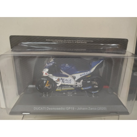 DUCATI DESMOSEDICI GP19 2020 JOHANN ZARCO MOTO GP 1:18 ALTAYA IXO