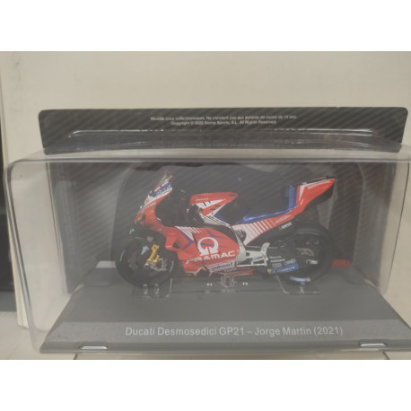 DUCATI DESMOSEDICI GP21 2021 JORGE MARTIN MOTO GP 1:18 ALTAYA IXO