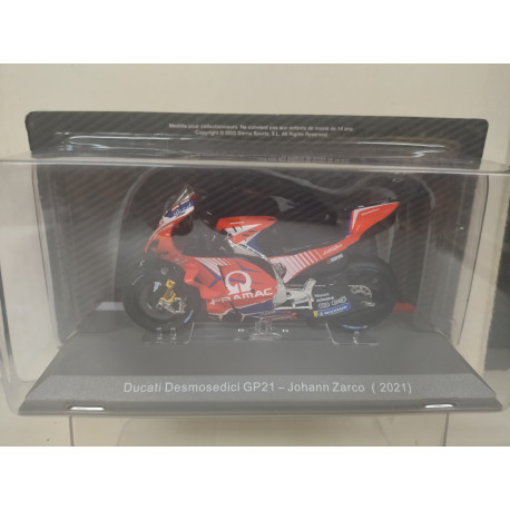 DUCATI DESMOSEDICI GP21 2021 JOHANN ZARCO MOTO GP 1:18 ALTAYA IXO