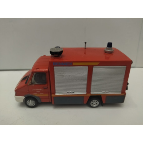 IVECO VSR 1999 FIRE/POMPIERS/BOMBEROS 1:50 DelPRADO NO BOX/DEFECT/V FOTO