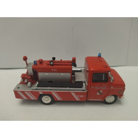 OPEL BLITZ 1974 AUTOPOMPE FIRE/POMPIERS/BOMBEROS 1:50 DelPRADO NO BOX/DEFECT