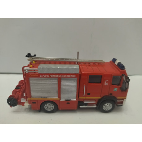 IVECO CAMIVA FPT 3000 2002 FIRE/POMPIERS/BOMBEROS 1:64 DelPRADO NO BOX/DEFECT