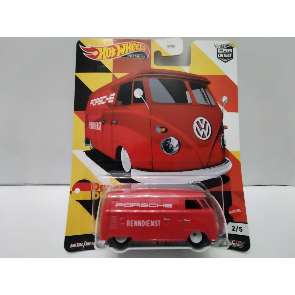 VOLKSWAGEN T1 PANEL BUS RENNDIEST 2/5 DEUTSCHLAND DESIGN 164 HOT