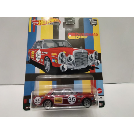 MERCEDES-BENZ 300 SEL 6.8 AMG 4/5 DEUTSCHLAND DESIGN 1:64 HOT WHEELS PREMIUM