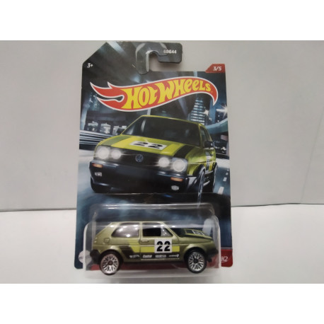 VOLKSWAGEN GOLF MK2 3/5 RALLY AUTOMOTIVE 1:64 HOT WHEELS