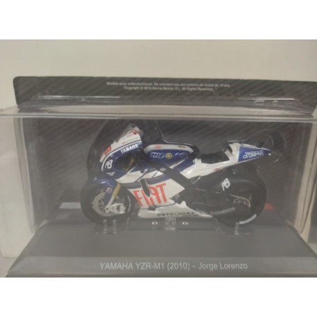 YAMAHA YZR M1 JORGE LORENZO 2010 MOTO GP 1:18 ALTAYA IXO