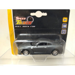 NISSAN GT-R GREY PULL BACK CAR 1:60 WELLY FAST TRACK