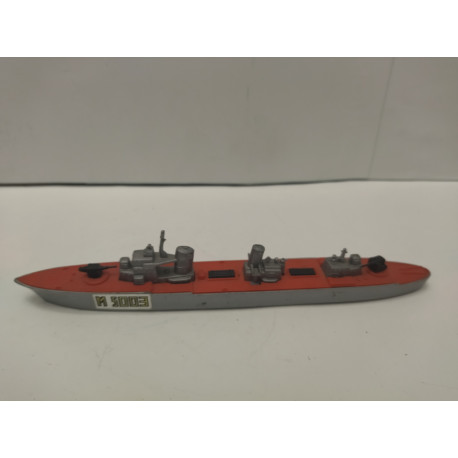 WARSHIP/BARCO DE GUERRA M5003 VINTAGE TOY MIRA made in Spain 11cm LONG