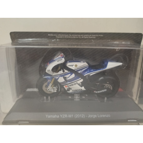 YAMAHA YZR M1 JORGE LORENZO 2012 MOTO GP 1:18 ALTAYA IXO