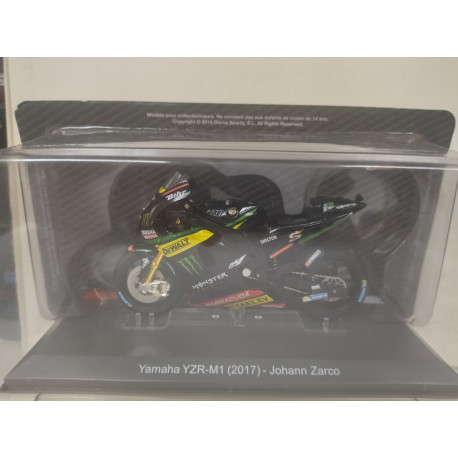 YAMAHA YZR M1 JOHANN ZARCO 2017 MOTO GP 1:18 ALTAYA IXO