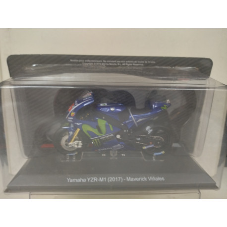 YAMAHA YZR M1 MAVERICK VIÑALES 2017 MOTO GP 1:18 ALTAYA IXO