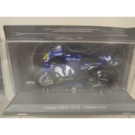 YAMAHA YZR M1 VALENTINO ROSSI 2018 MOTO GP 1:18 ALTAYA IXO