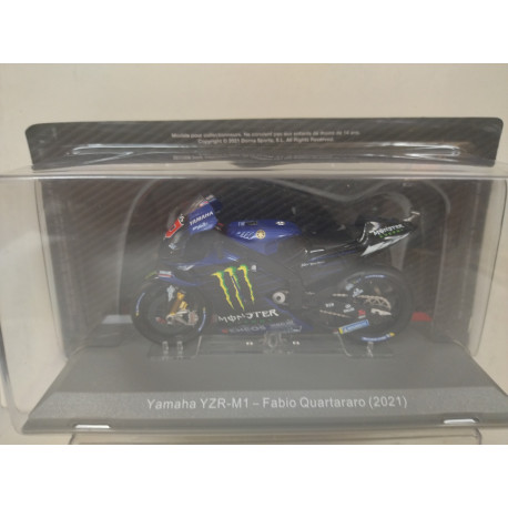 YAMAHA YZR M1 FABIO QUARTARARO 2021 MOTO GP 1:18 ALTAYA IXO