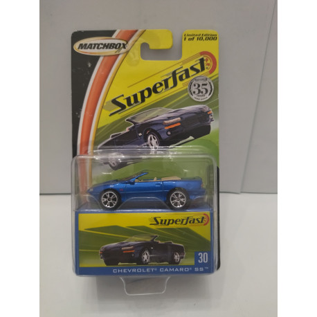 CHEVROLET CAMARO SS 35th ANNIVERSARY SUPERFAST 30 1:64 MATCHBOX
