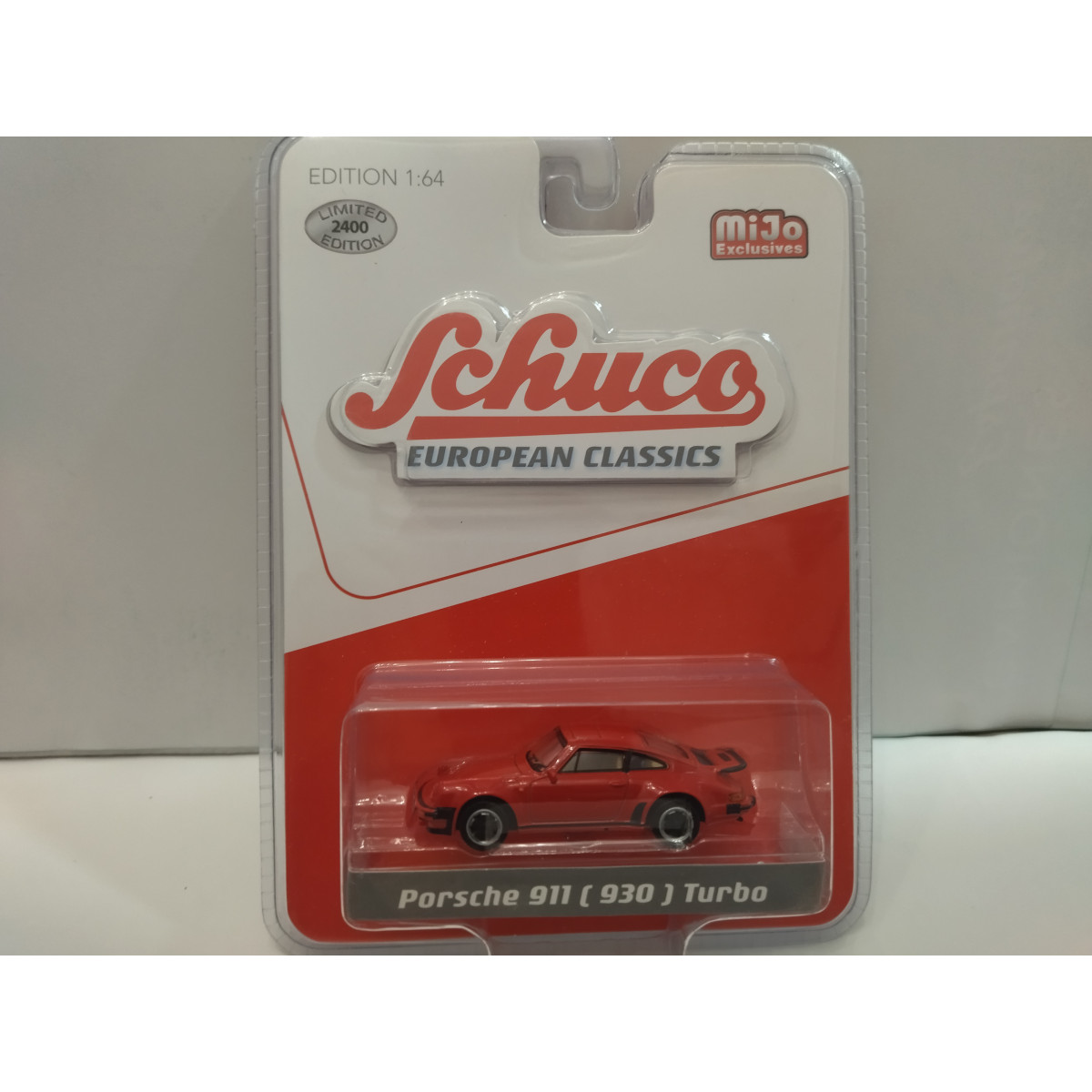 PORSCHE 911 (930) TURBO RED 1:64 SCHUCO - BCN STOCK CARS