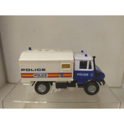 MERCEDES-BENZ UNIMOG FRANCE POLICE/POLICIA 1:43 HONGWELL NO BOX