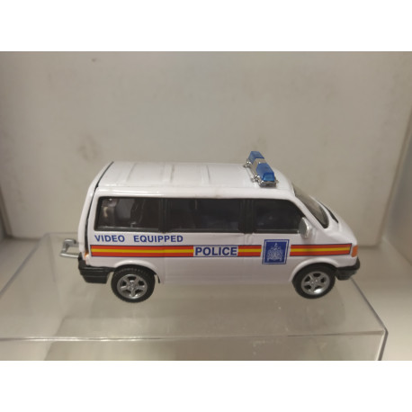 VOLKSWAGEN T4 TRANSPORTER FRANCE POLICE/POLICIA 1:43 HONGWELL NO BOX