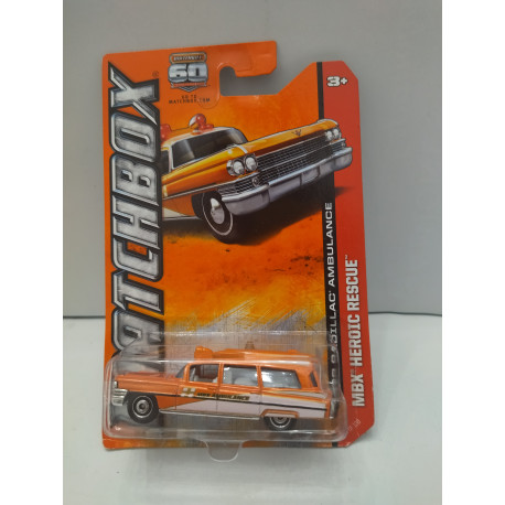 CADILLAC 1963 AMBULANCE MBX 60th ANNIVERSARY 1:64 MATCHBOX