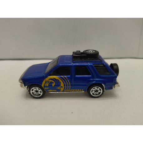 VAUXHALL FRONTERA BLUE 65/75 1:64 MATCHBOX BOX OPEN