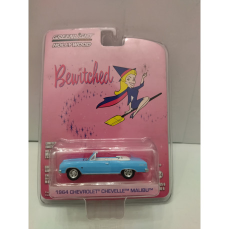 CHEVROLET CHEVELLE MALIBU 1964 BEWITCHED/EMBRUJADA HOLLYWOOD 1:64 GREENLIGHT