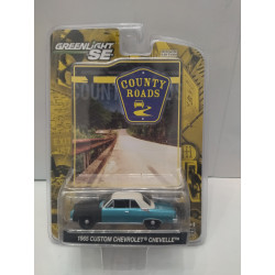 CHEVROLET CHEVELLE 1965 CUSTOM COUNTY ROADS 1:64 GREENLIGHT