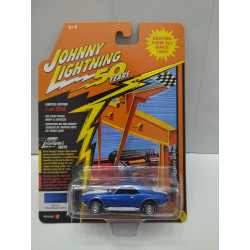 CHEVROLET CAMARO CUSTOM BLUE & WHITE 50 YEARS 1:64 JOHHNNY LIGHTNING