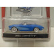 CHEVROLET CORVETTE C1 1961 BLUE CONVERTIBLE CORVETTE COLLECTION 1:64 GREENLIGHT