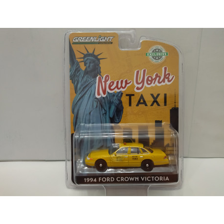 FORD CROWN VICTORIA 1994 TAXI NEW YORK 1:64 GREENLIGHT