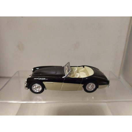 AUSTIN HEALEY 3000 MK1 BLACK & CREAM 1:43 CORGI NO BOX/V FOTOS