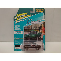 CHEVROLET CORVETTE C2 1965 HARDTOP BLACK CLASSIC GOLD 1:64 JOHNNY LIGHTNING