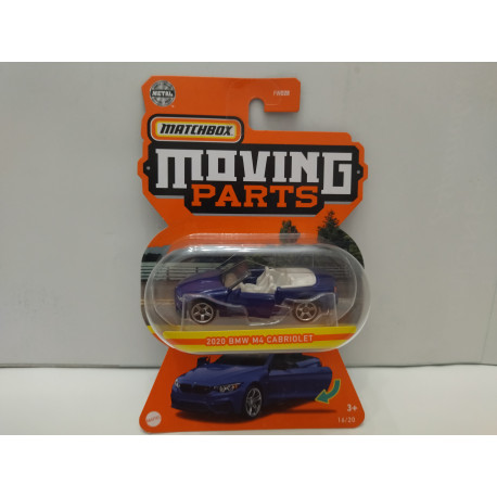 BMW F82/F83 M4 2020 CABRIO PURPLE MOVING PARTS 1:64 MATCHBOX