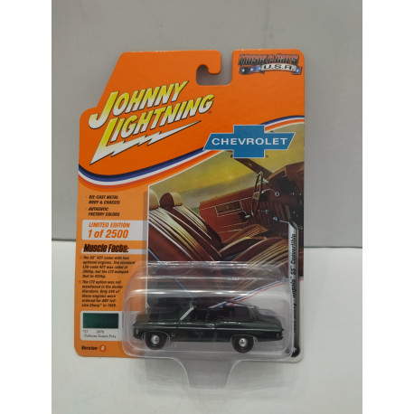 CHEVROLET IMPALA 1969 SS CONVERTIBLE GREEN MUSCLE CARS USA 1:64 JOHNNY LIGHTNING