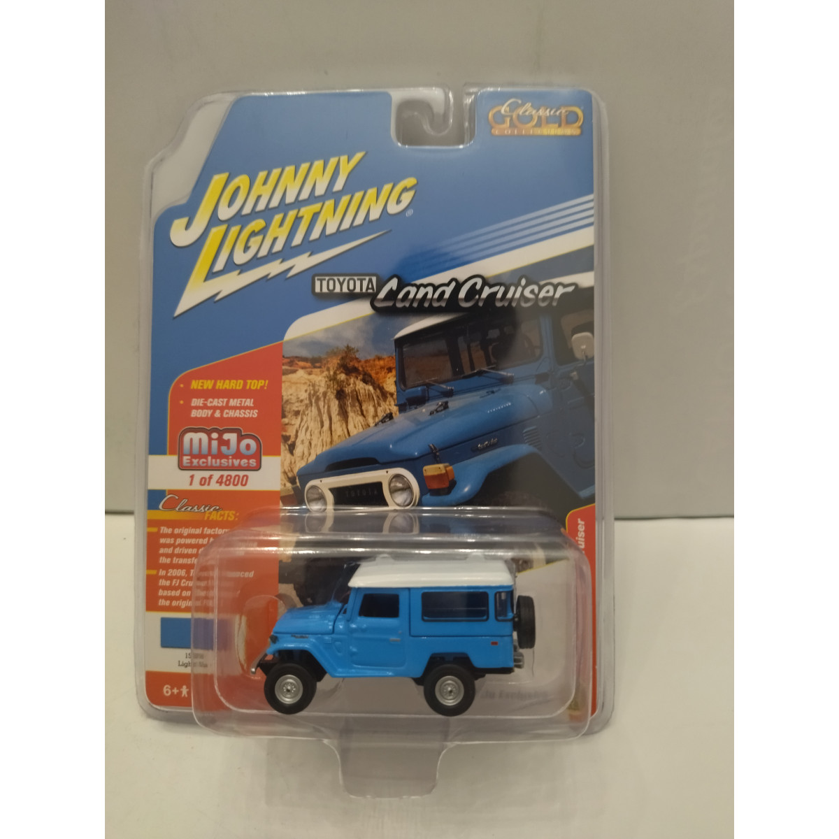 Johnny Lightning 1:64 Mijo Exclusive Toyota Land Cruiser Hard Top 1980 Blue Rusted Limited 2,400 Pcs - M & J Toys Inc. Die-Cast Distribution | Specializing In Die-cast Collectibles Since 1987 - Foto 6